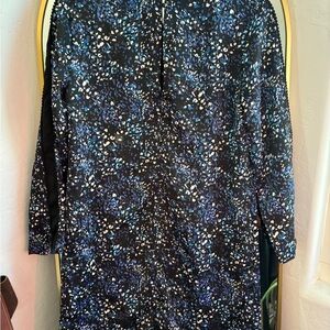 Blue and Black Banana Republic Shift Dress